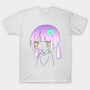 Cute anime girl love T-Shirt